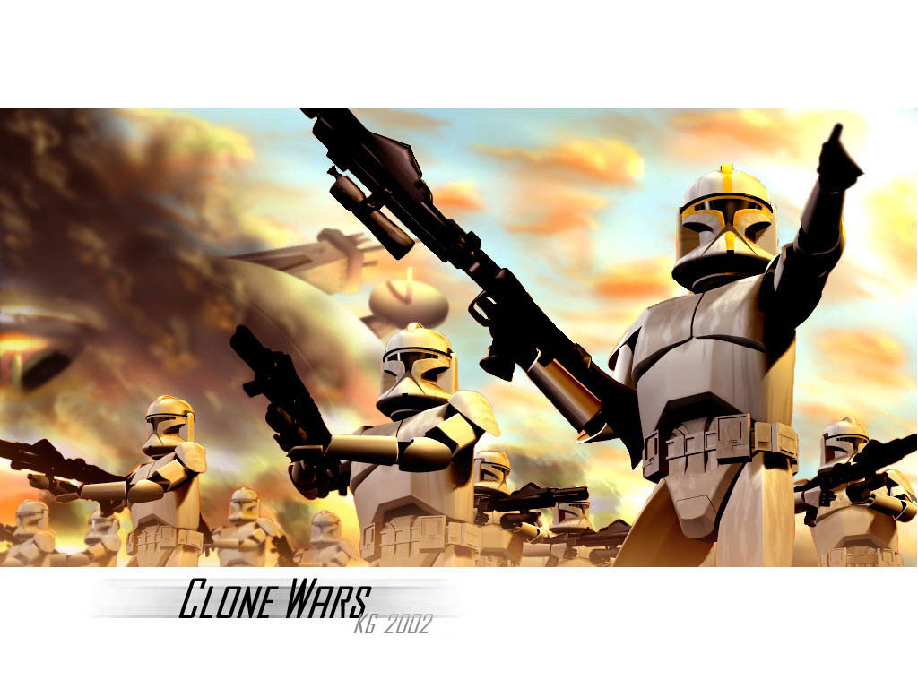 Clone Troops Battle Wallpaper Star Wars