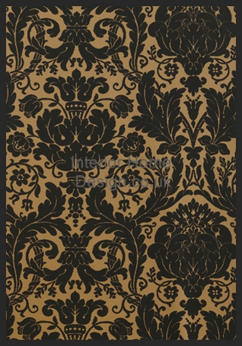black and gold damask wallpaper Quotes 350x500