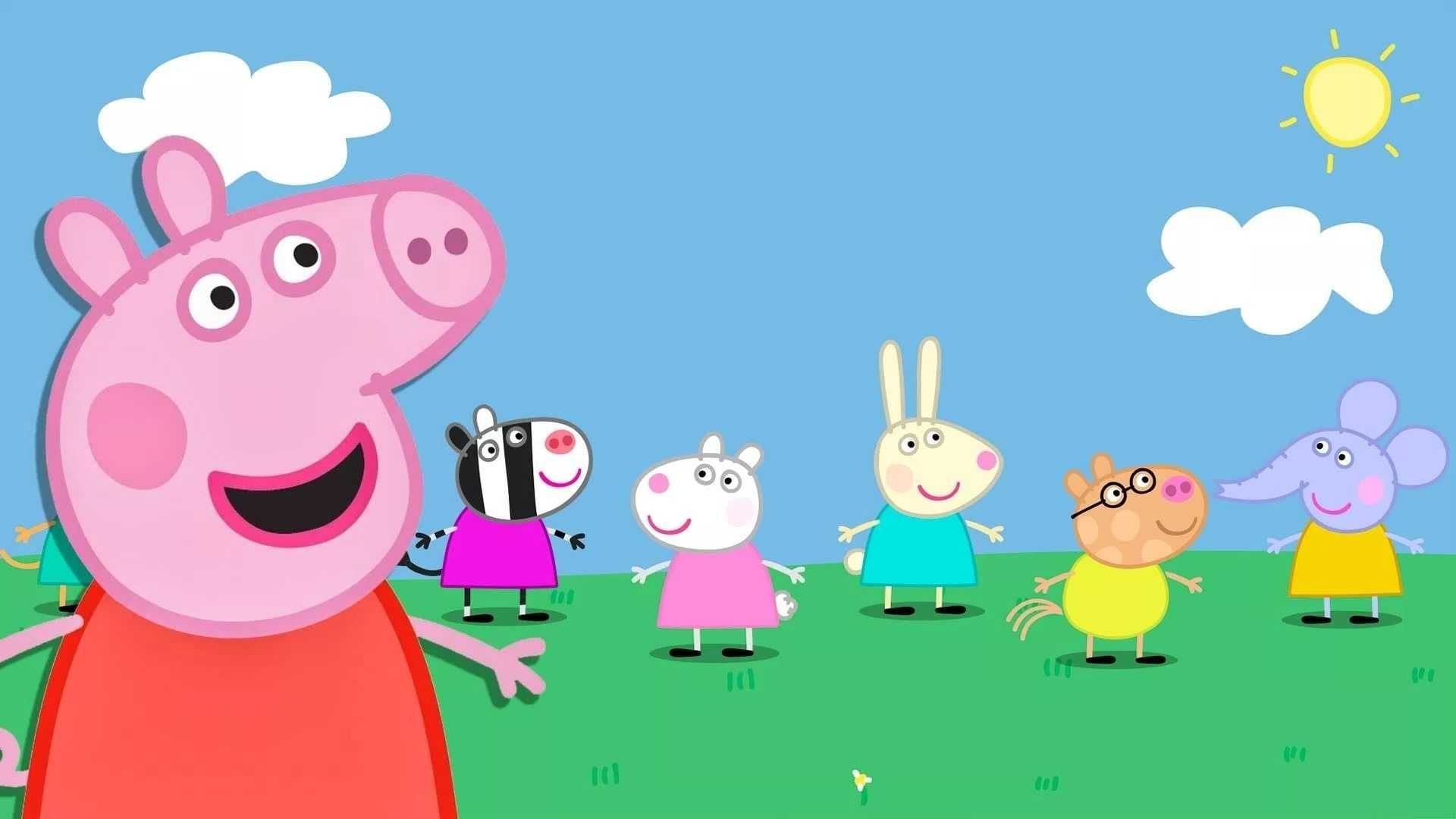 HD peppa pig house wallpapers