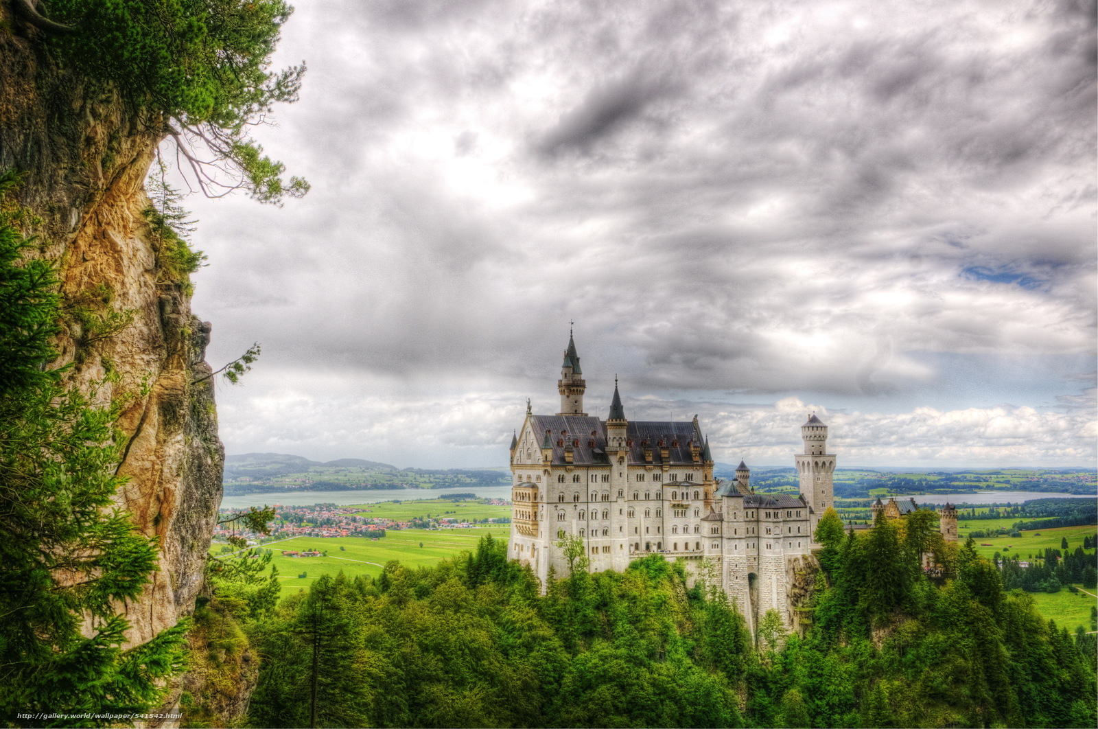 Wallpaper Germany Southwestern Bayern Castle Desktop