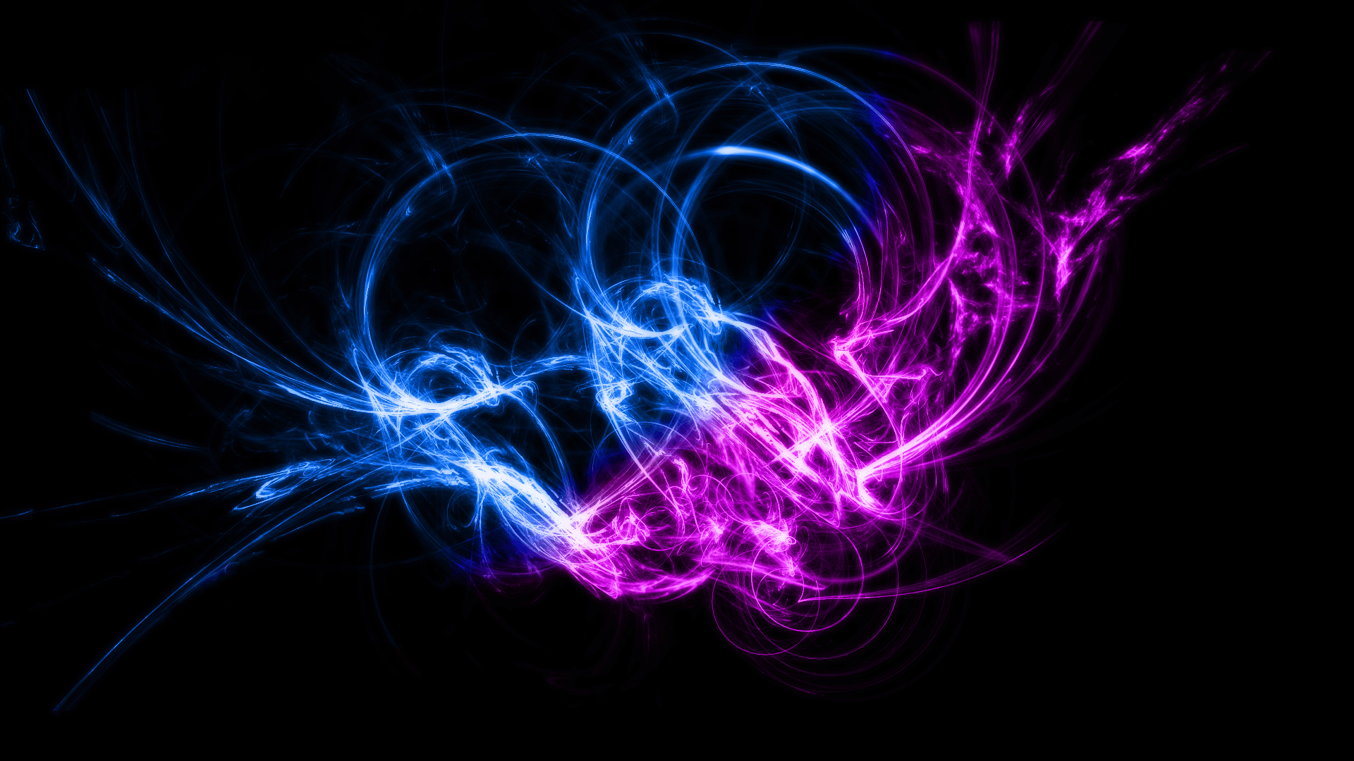 Blue And Pink Wallpaper On
