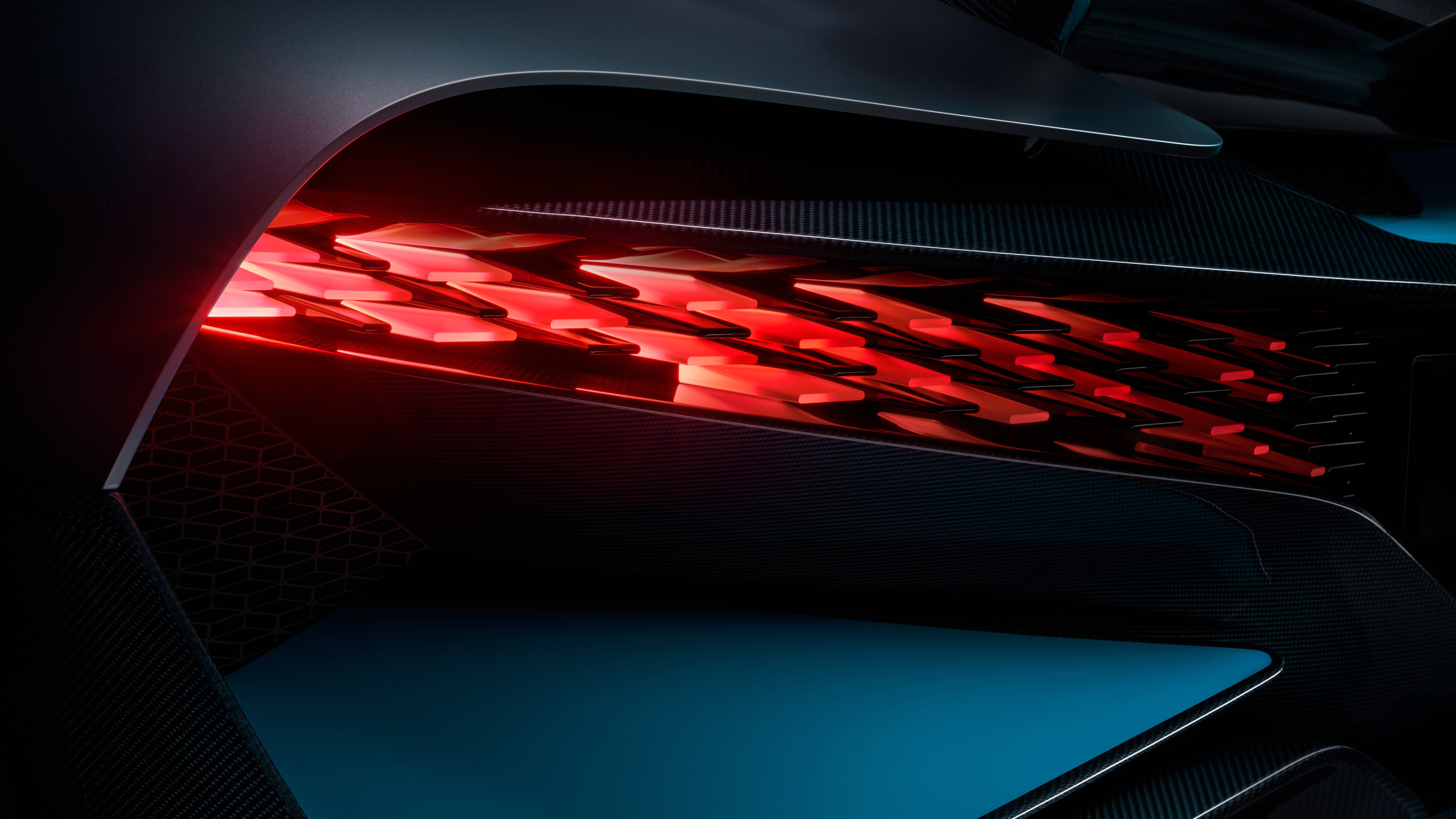 Bugatti Divo Led Tail Lights 4k Wallpaper HD Car