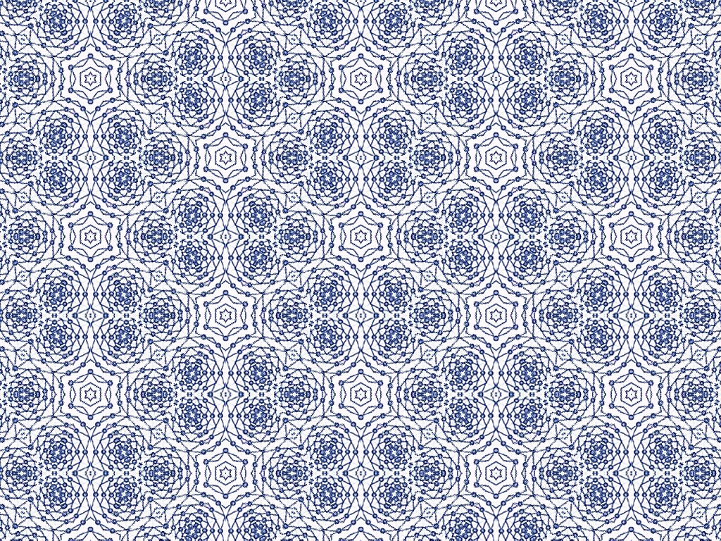 Of Lace Blue Threads Over White Fabric Background
