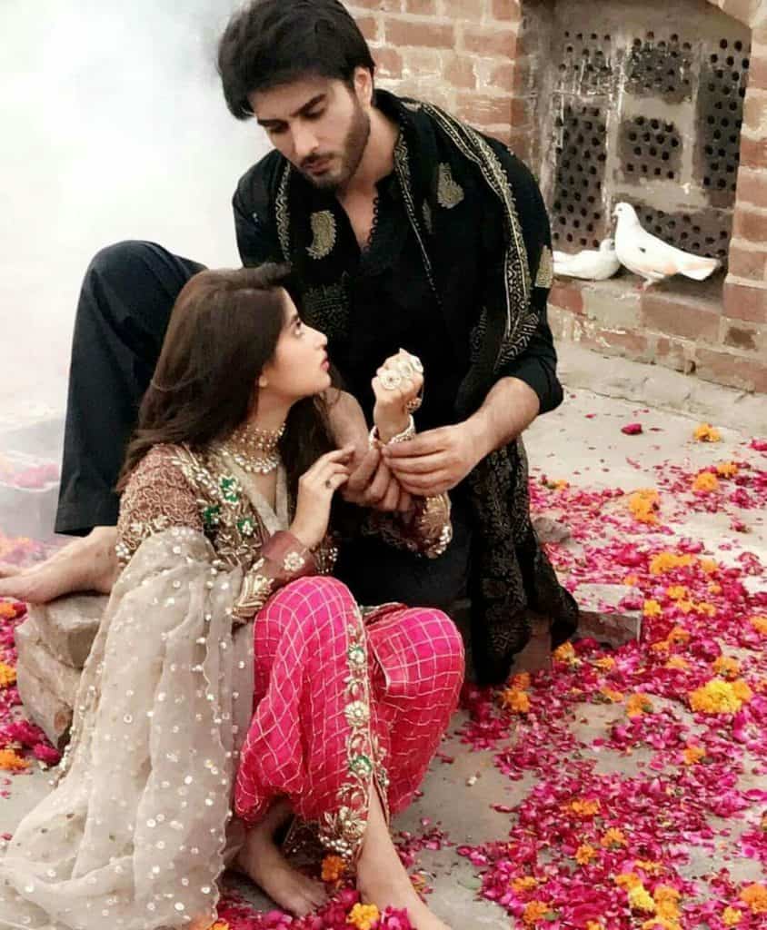 Imran Abbas And Sajal Aly S Shoot For Noor Ul Ain