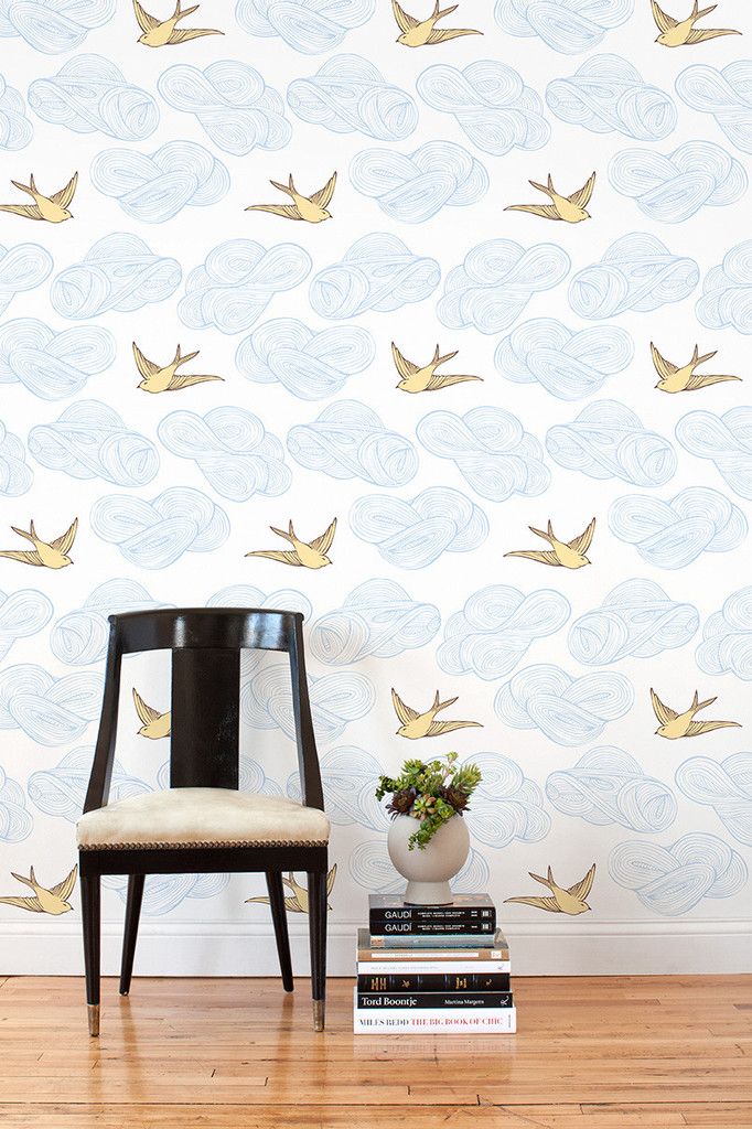 Hygge West Daydream Sunshine Removable Wallpaper Tiles