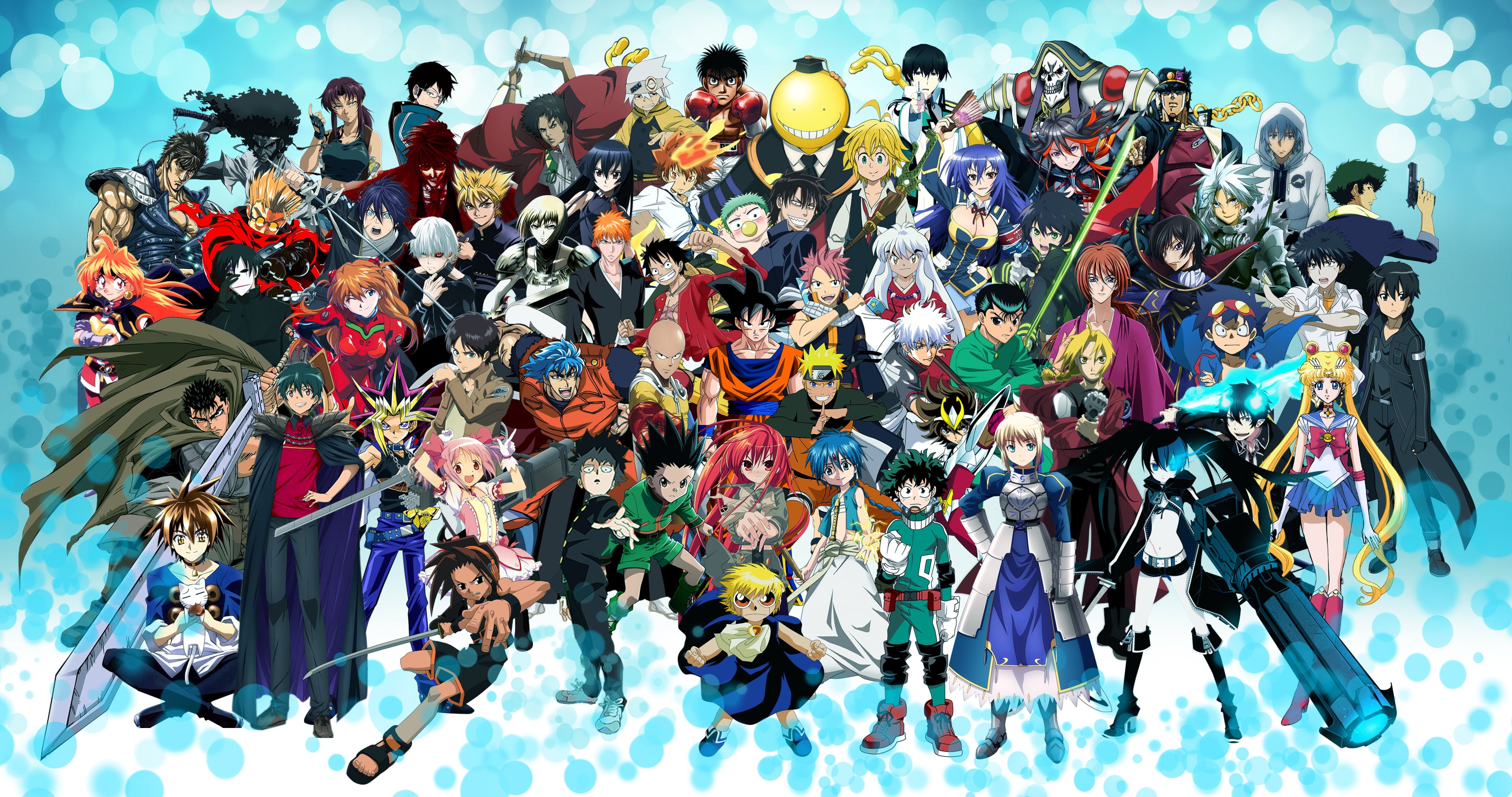 High Resolution Anime Character Background Wallpaper