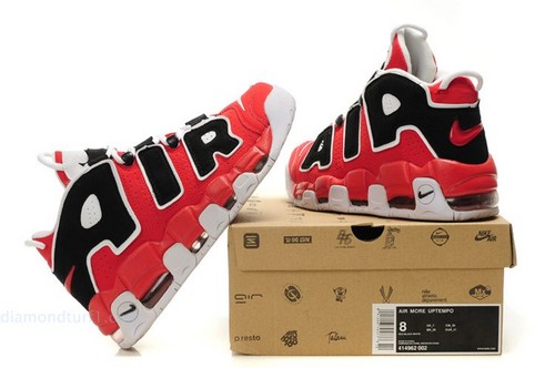 Nike Air More Uptempo Olympic Scottie Pippen Sport Red Black