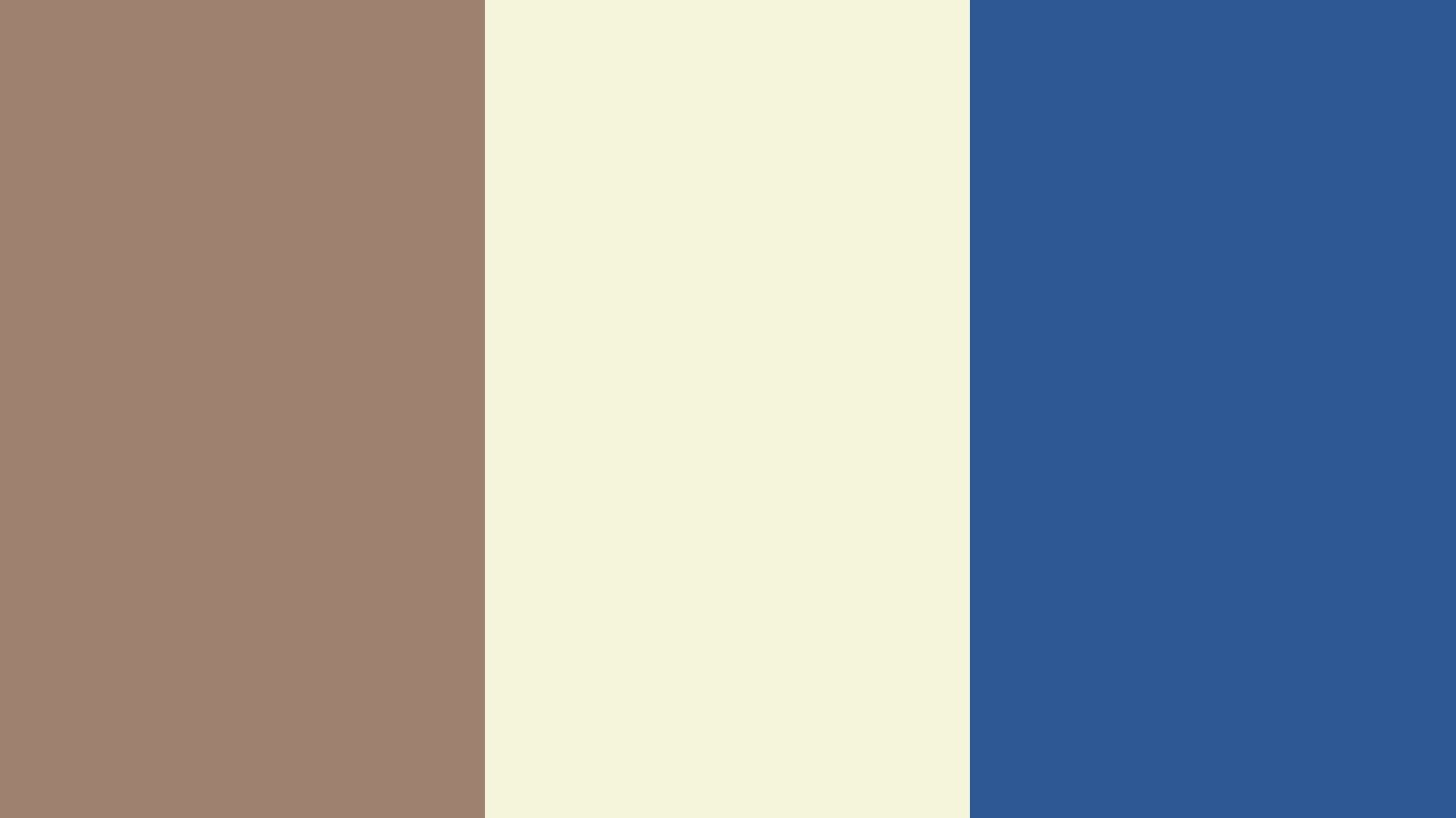 Beaver Beige and Bdazzled Blue solid three color background 1366x768