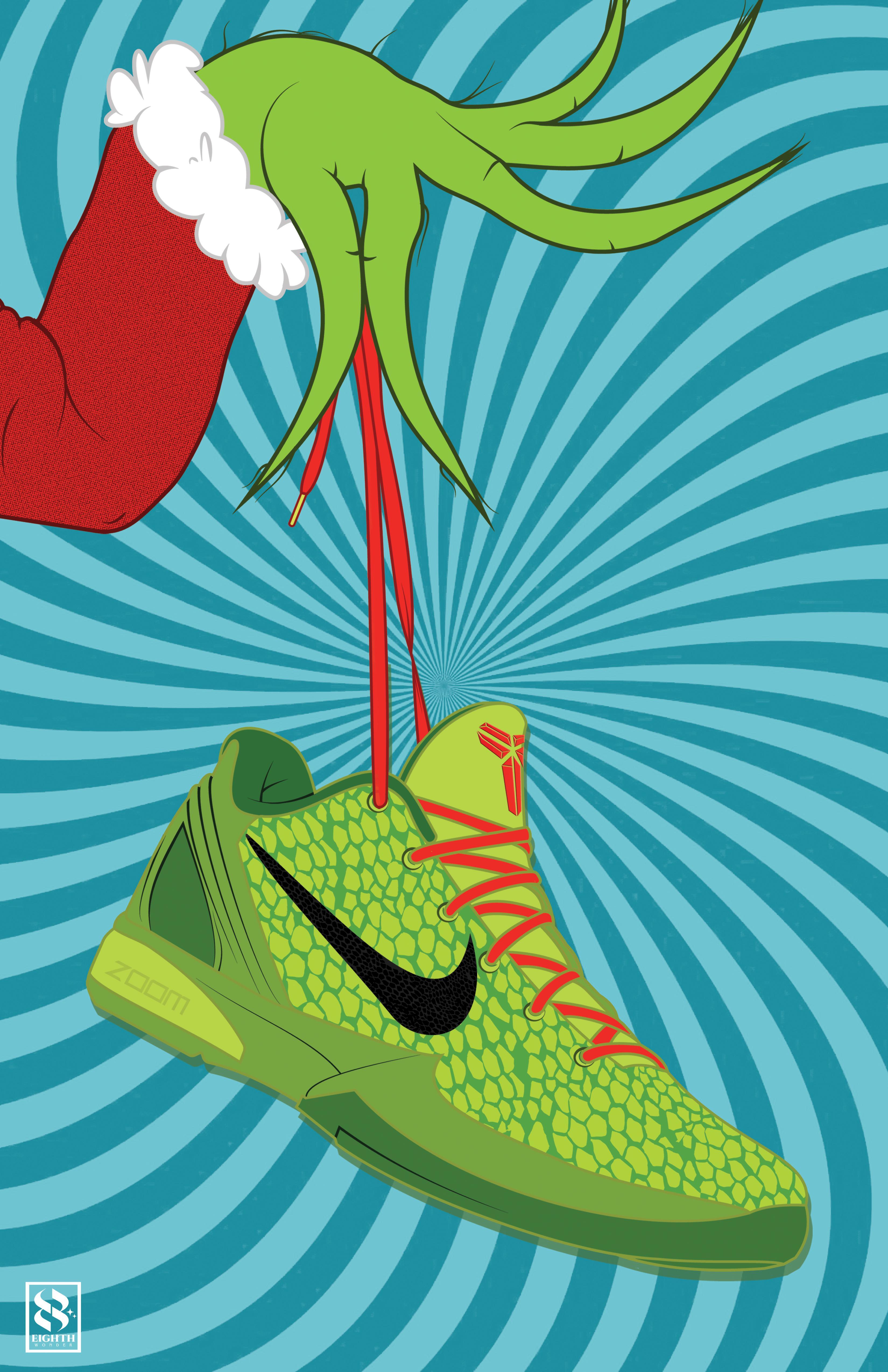 Nike Kobe Pronto Grinch Art By Me Eighthwxnder On Ig