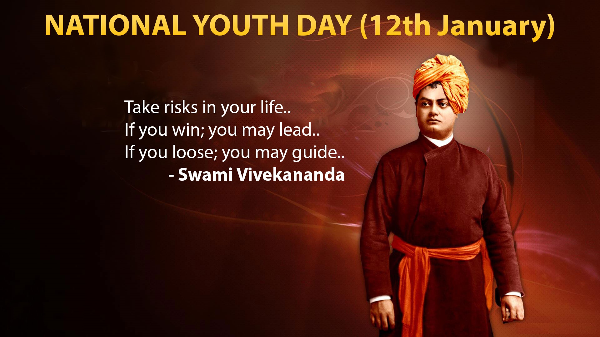 National Youth Day Swami Vivekananda Jayanti Wishes Quotes
