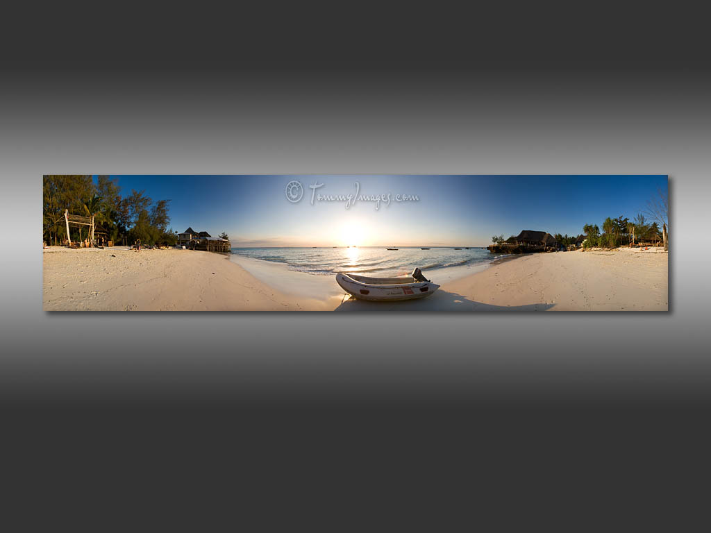 Panoramic Photo Panorama Beach Paradise Sand Vacation Rest And