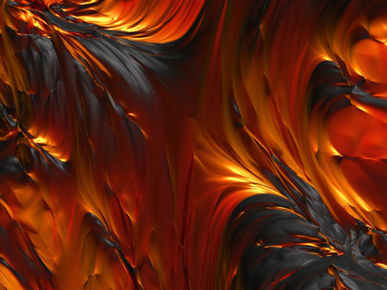 Wallpaper Fire Oil Paint Oiled Standard