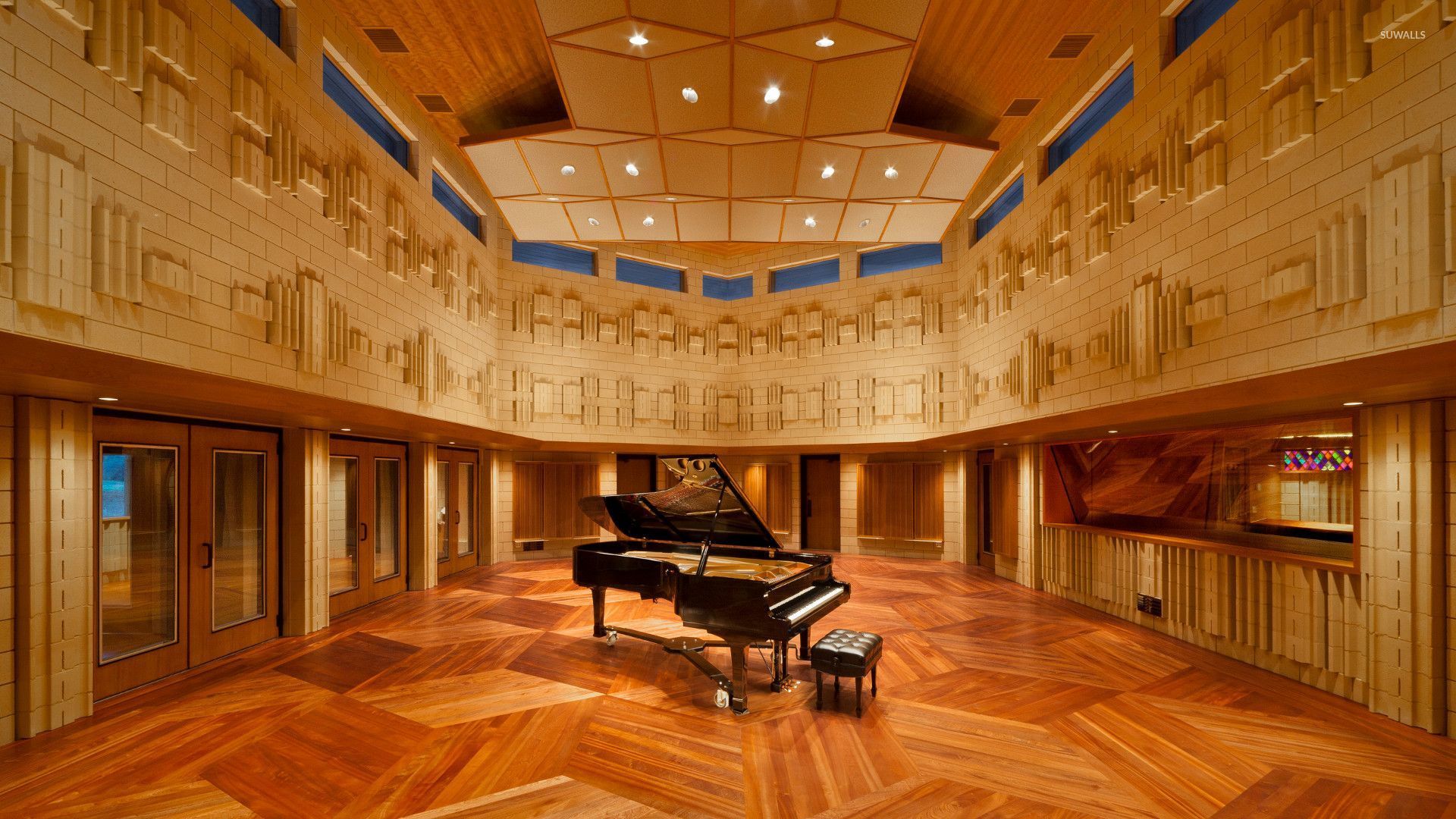 Piano In The Manifold Recording Studio Wallpaper Music