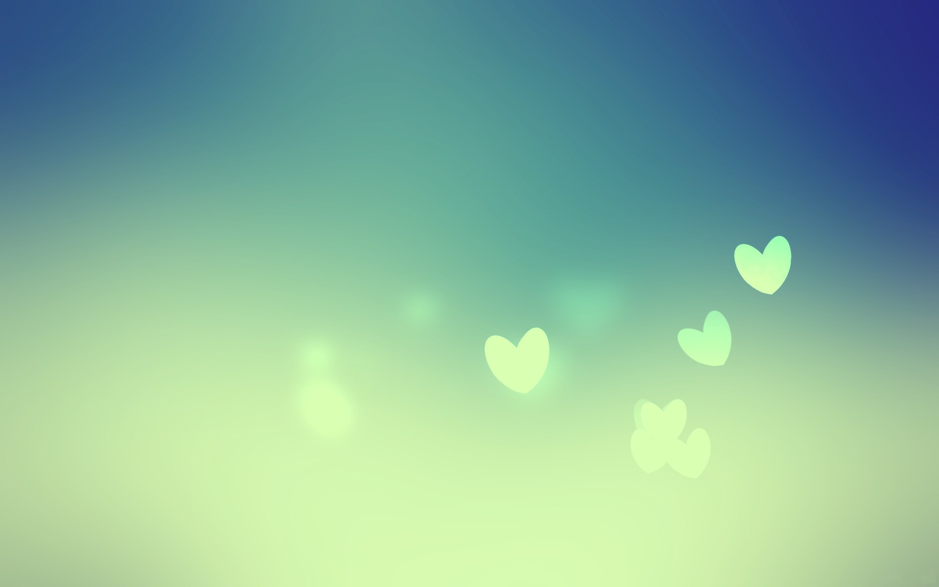 Blue Love Wallpaper Hearts
