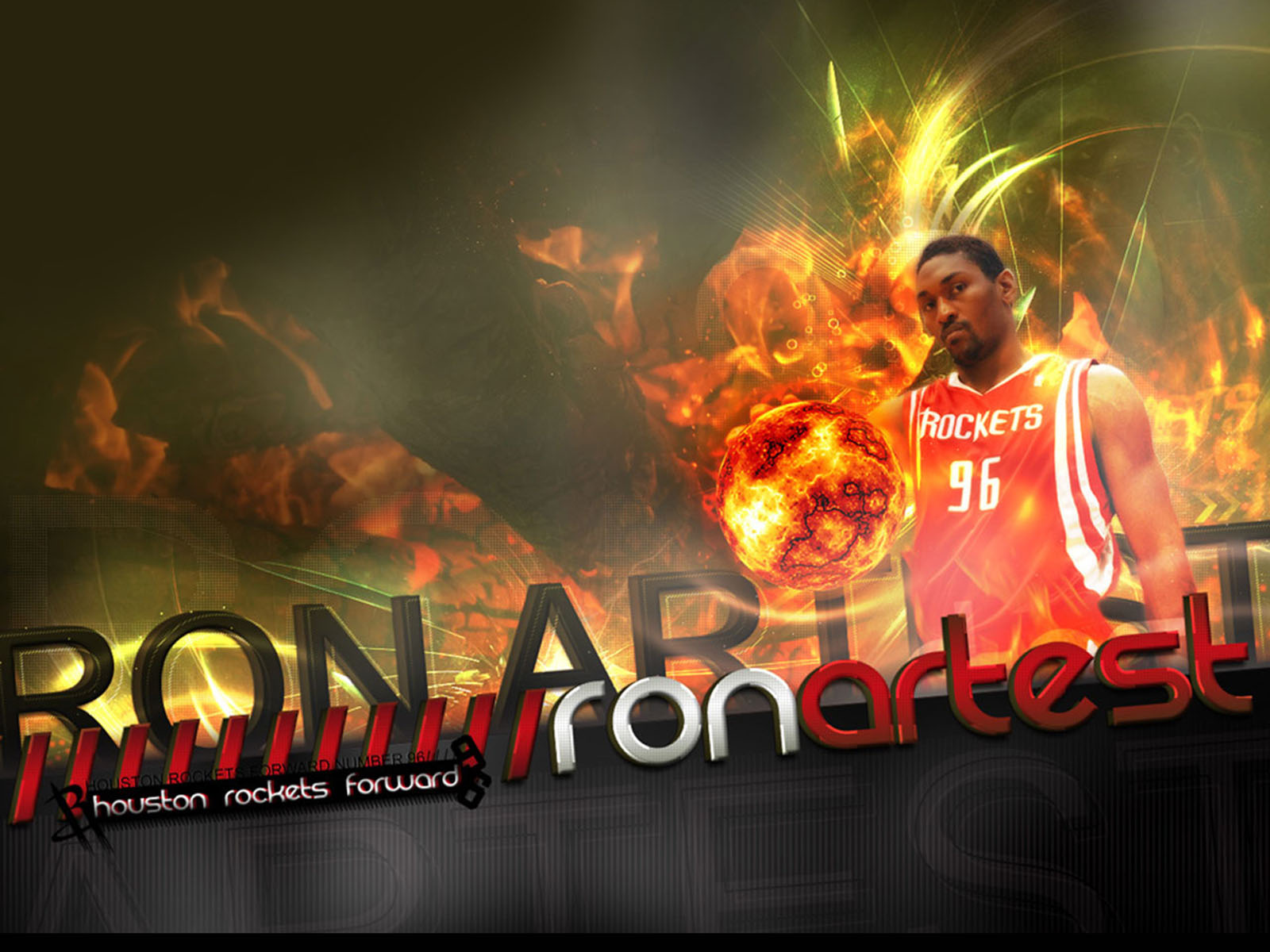 Ron Artest Basket Ball Player Wallpaper