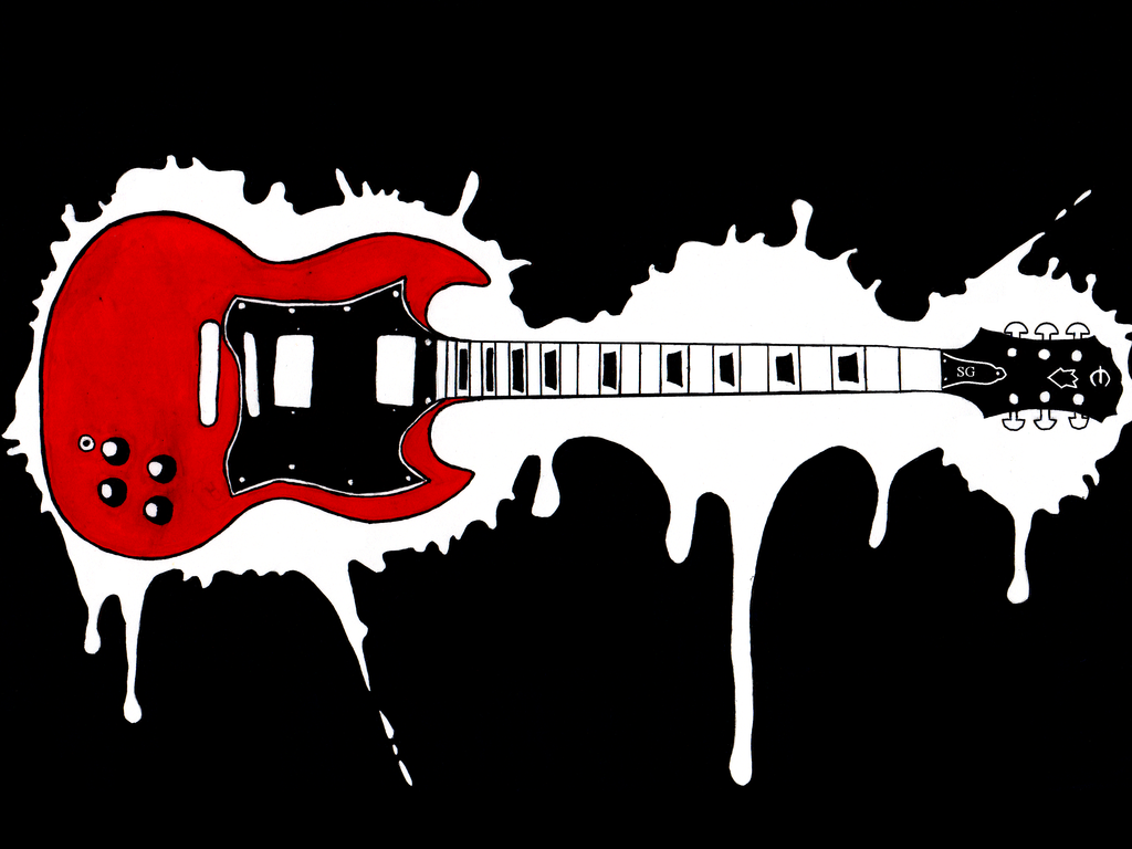Gibson Sg Wallpaper Negative By Billythemountainjpg Picture Pictures
