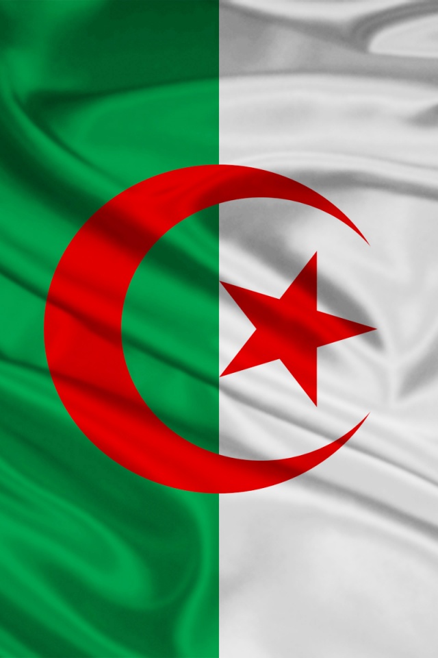 Algeria Flag iPhone Wallpaper