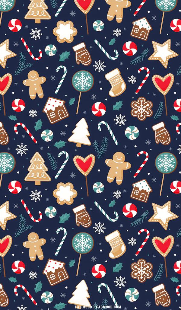 30 Christmas Aesthetic Wallpapers Christmas Biscuit Wallpaper