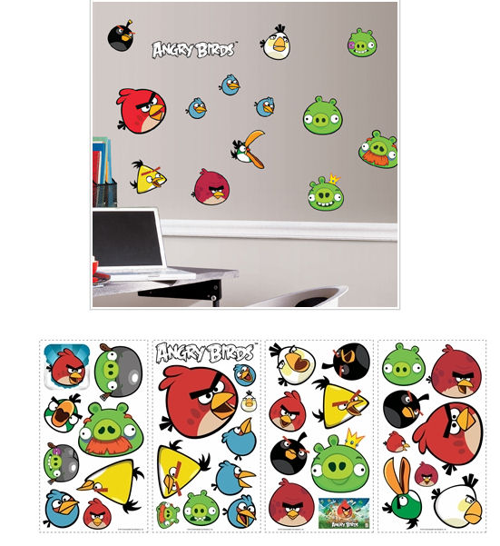 Angry Birds Space Wall Stickers