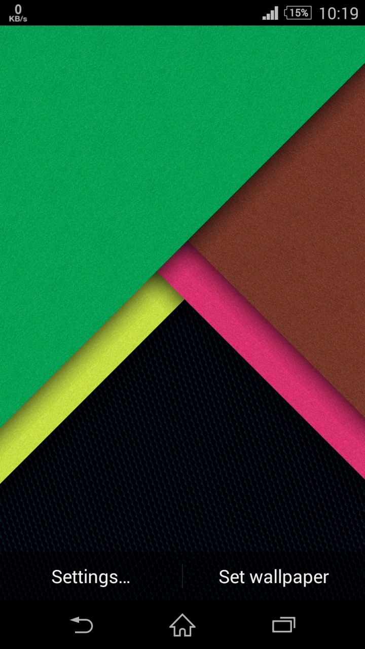 Moving Colorful Tiles In Material Design Style With 3d Parallax