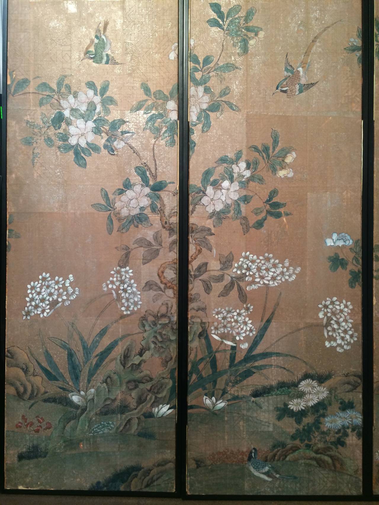 Four Framed Vintage Gracie Chinoiserie Wallpaper Panels at 1stdibs 1280x1706