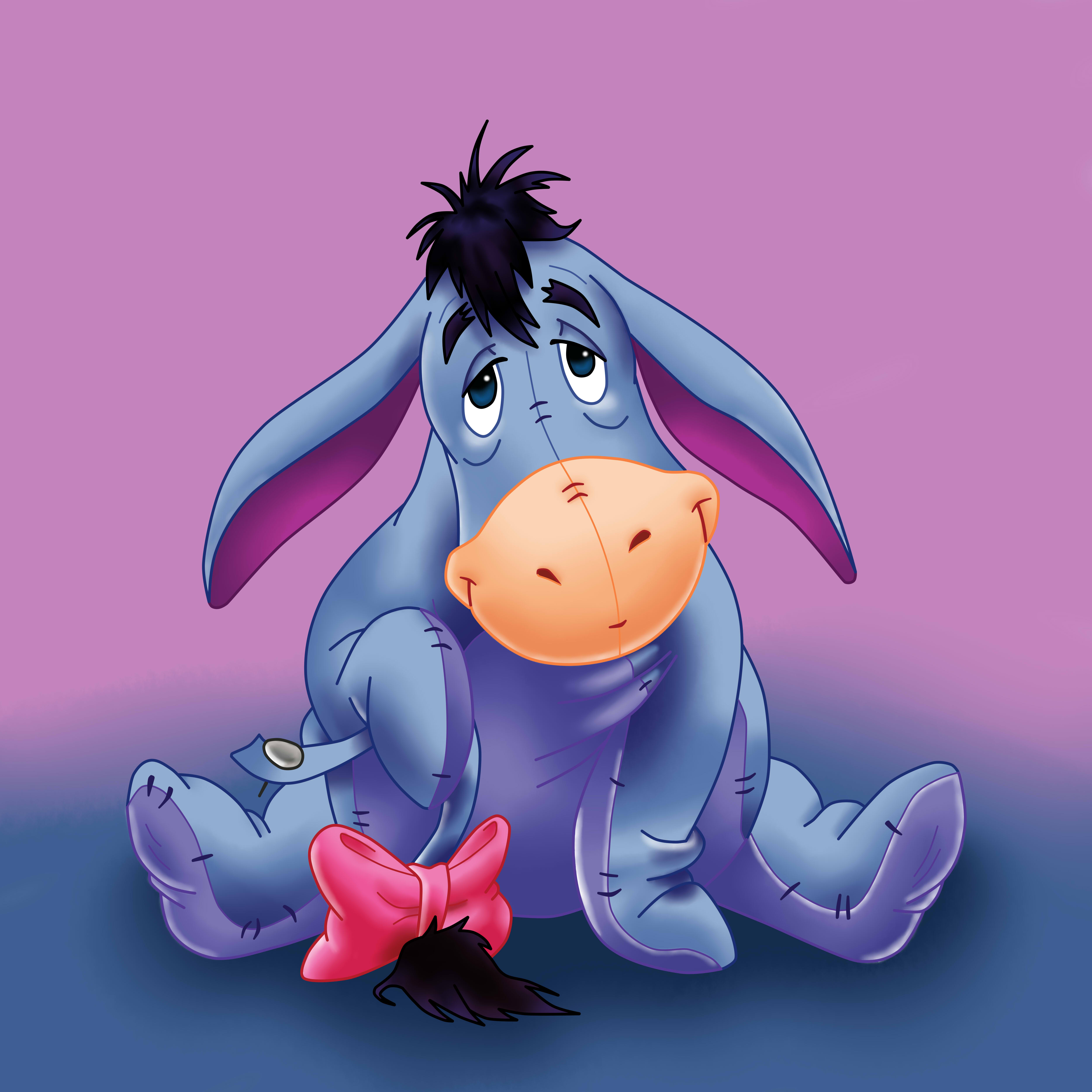 Winnie The Pooh Eeyore By Black Avenger