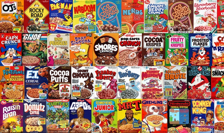 80s Cereal Boxes Retro cereal boxes wallpaper i