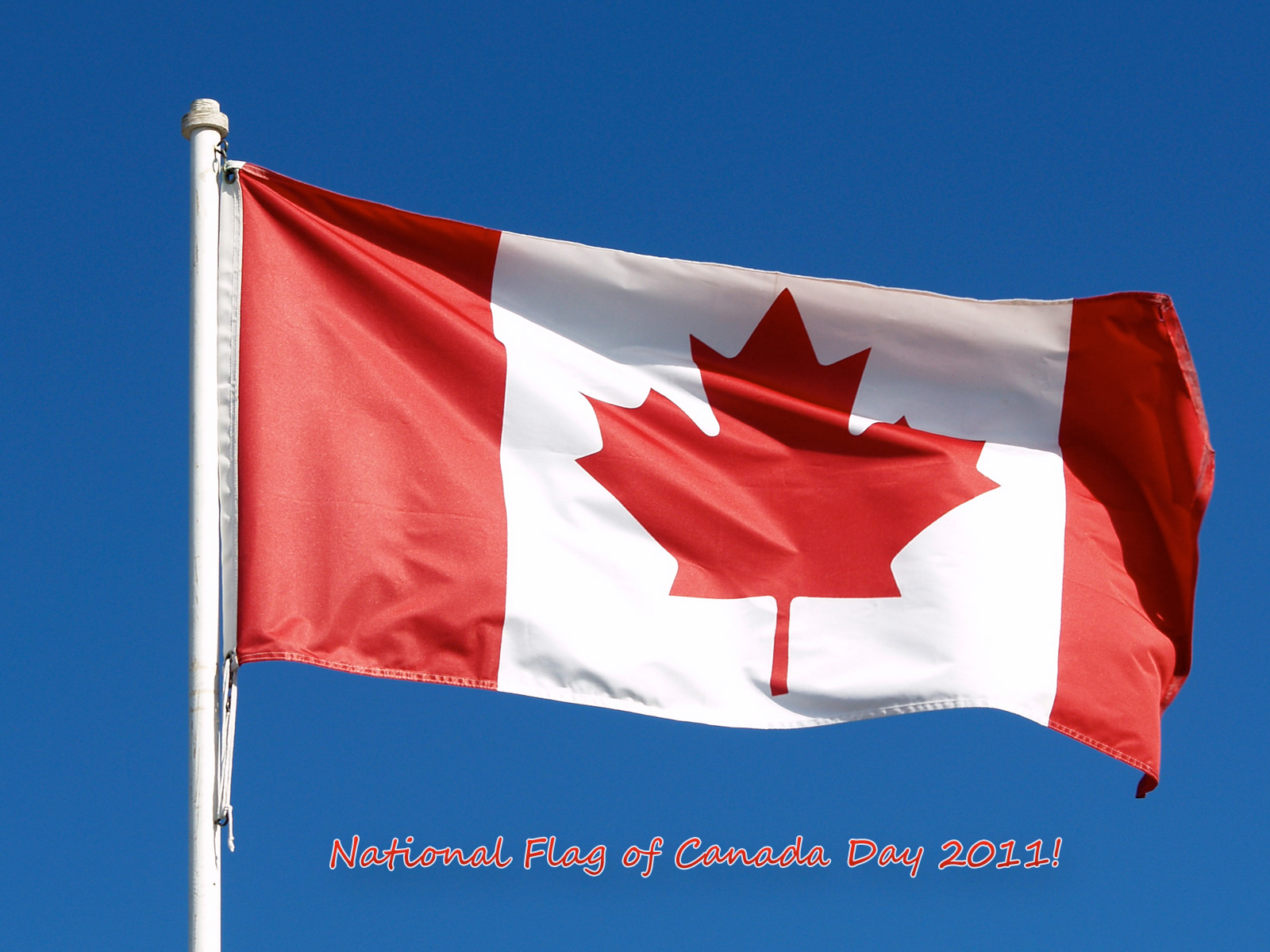 Free National Flag Of Canada Day 2011 computer desktop wallpapers
