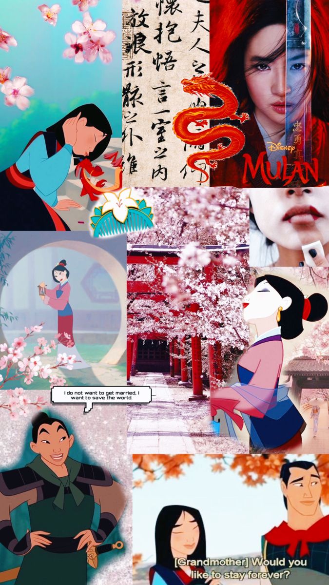 Mulan Disney background
