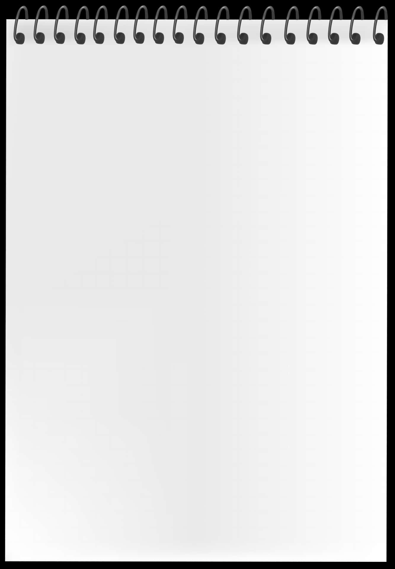 Blank Notebook On A Black Background Wallpaper