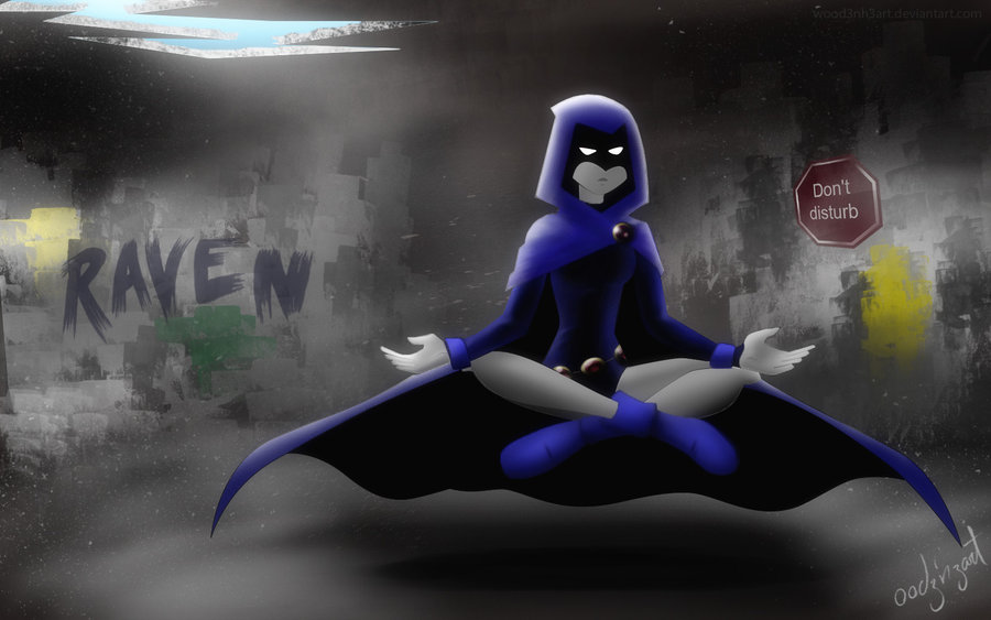 Teen Titans Wallpaper Raven By Wood3nh3art Fan Art Movies