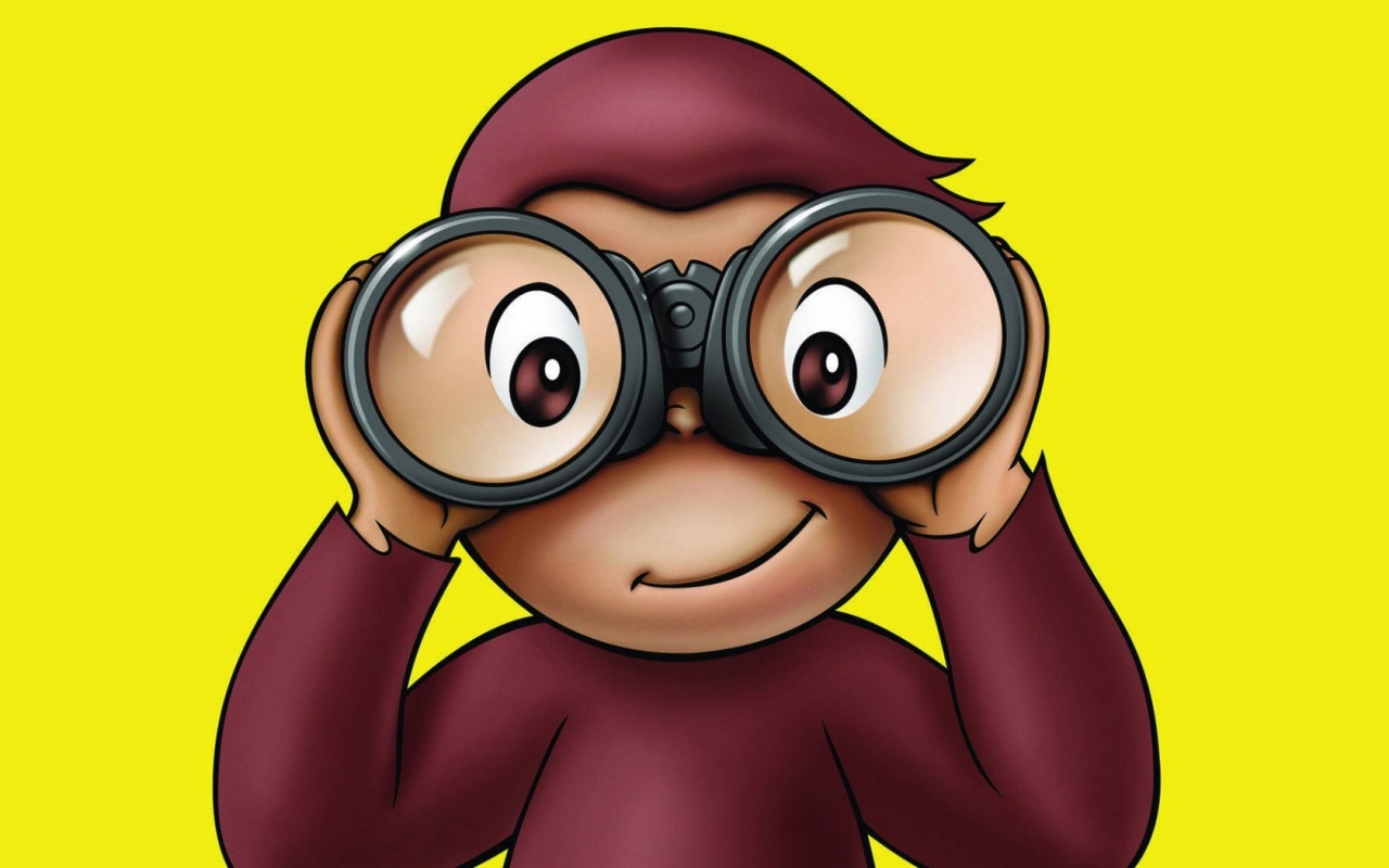 Cute Monkey Cartoon Wallpaper HD Background