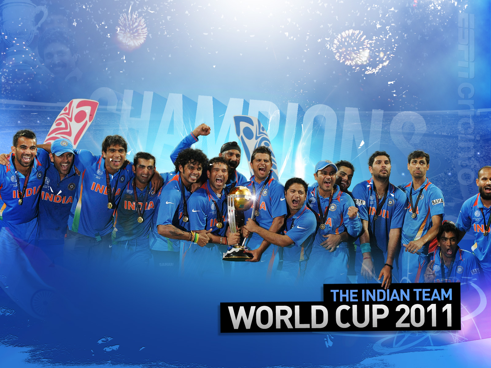 India Team World Cup Wallpaper HD