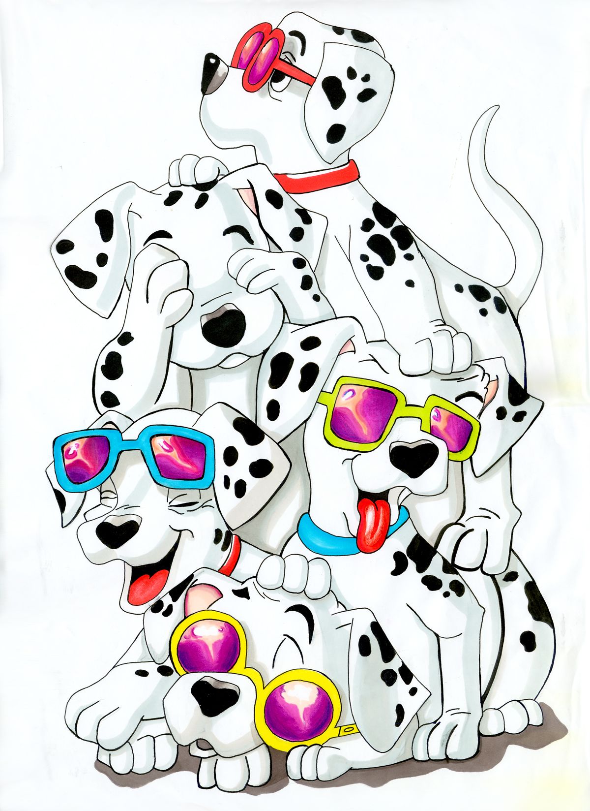 Dalmatians Wallpaper Top Background