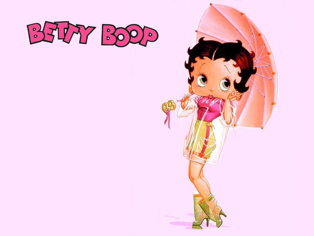 Betty Boop Pictures Archive Umbrella Wallpaper