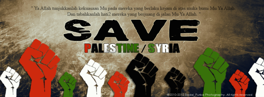 Fb Cover Save Gaza Syria By Badaipurba