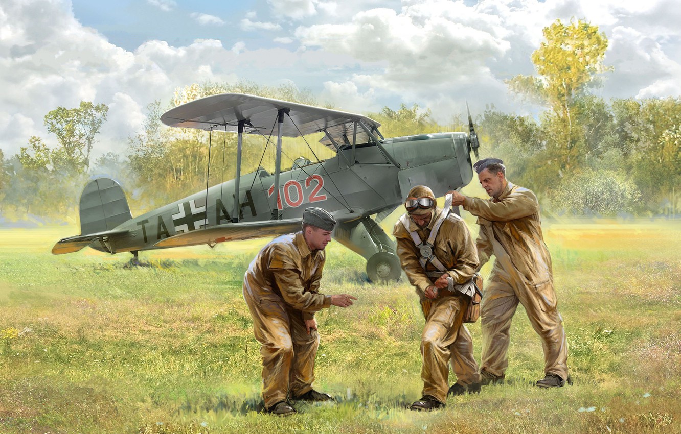 Wallpaper Training Luftwaffe Pilot This Bucker Image