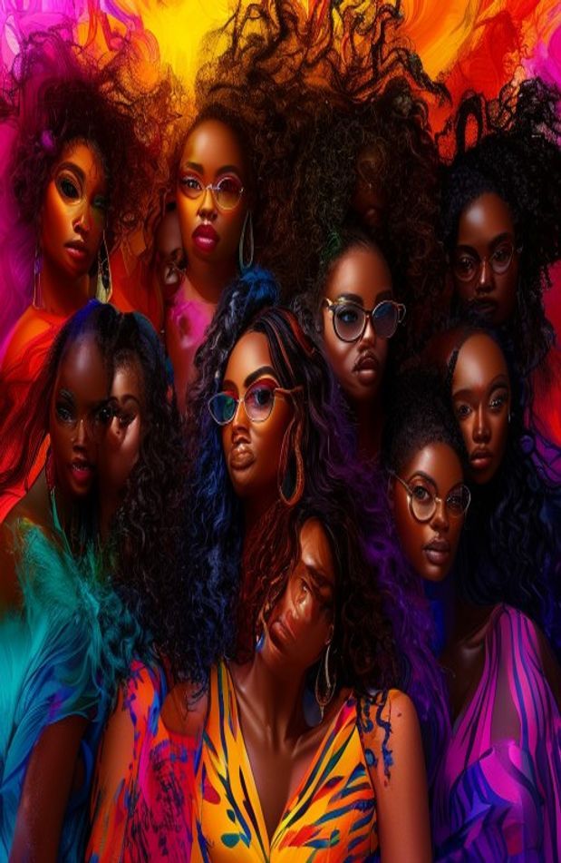 Beautiful Black Women Wallpaper