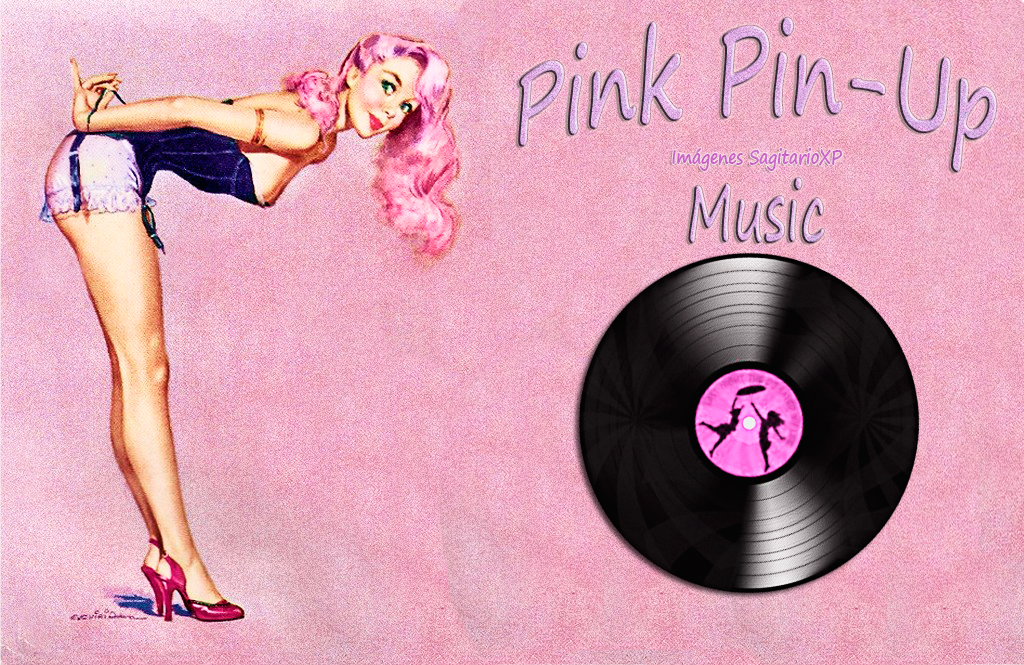 Pin Up Music Un Disco De Vinilo Y Una Fant Stica Chica Vintage