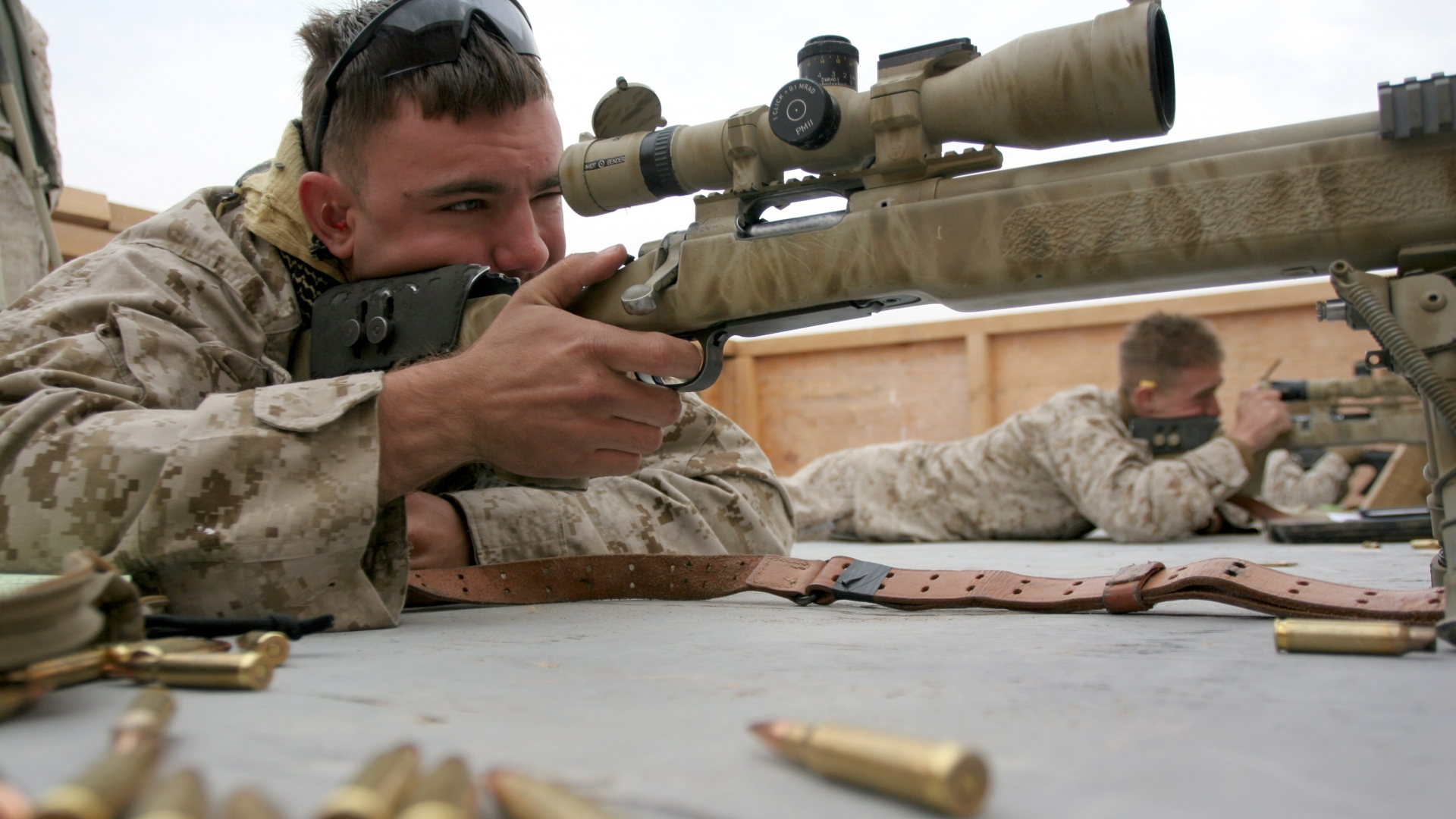 Snipers Sniper Rifles Usmc Us Marines Corps M40a3