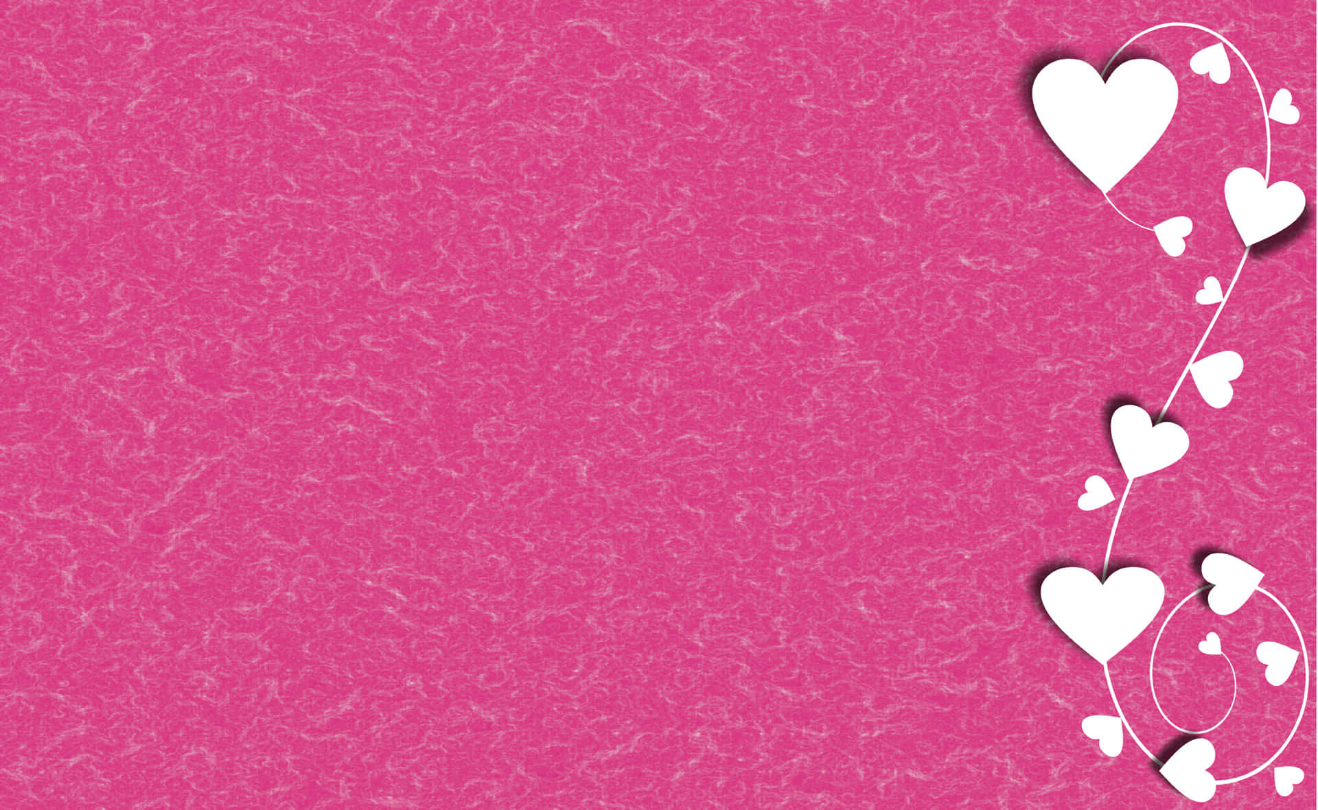 Vine White Pink Hearts Background Wallpaper
