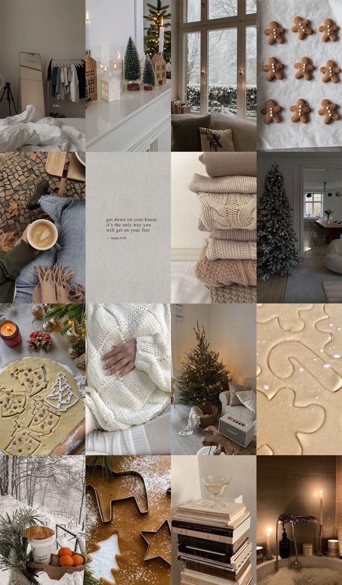  Christmas Collage Aesthetic Ideas Nordic Aesthetic Collage