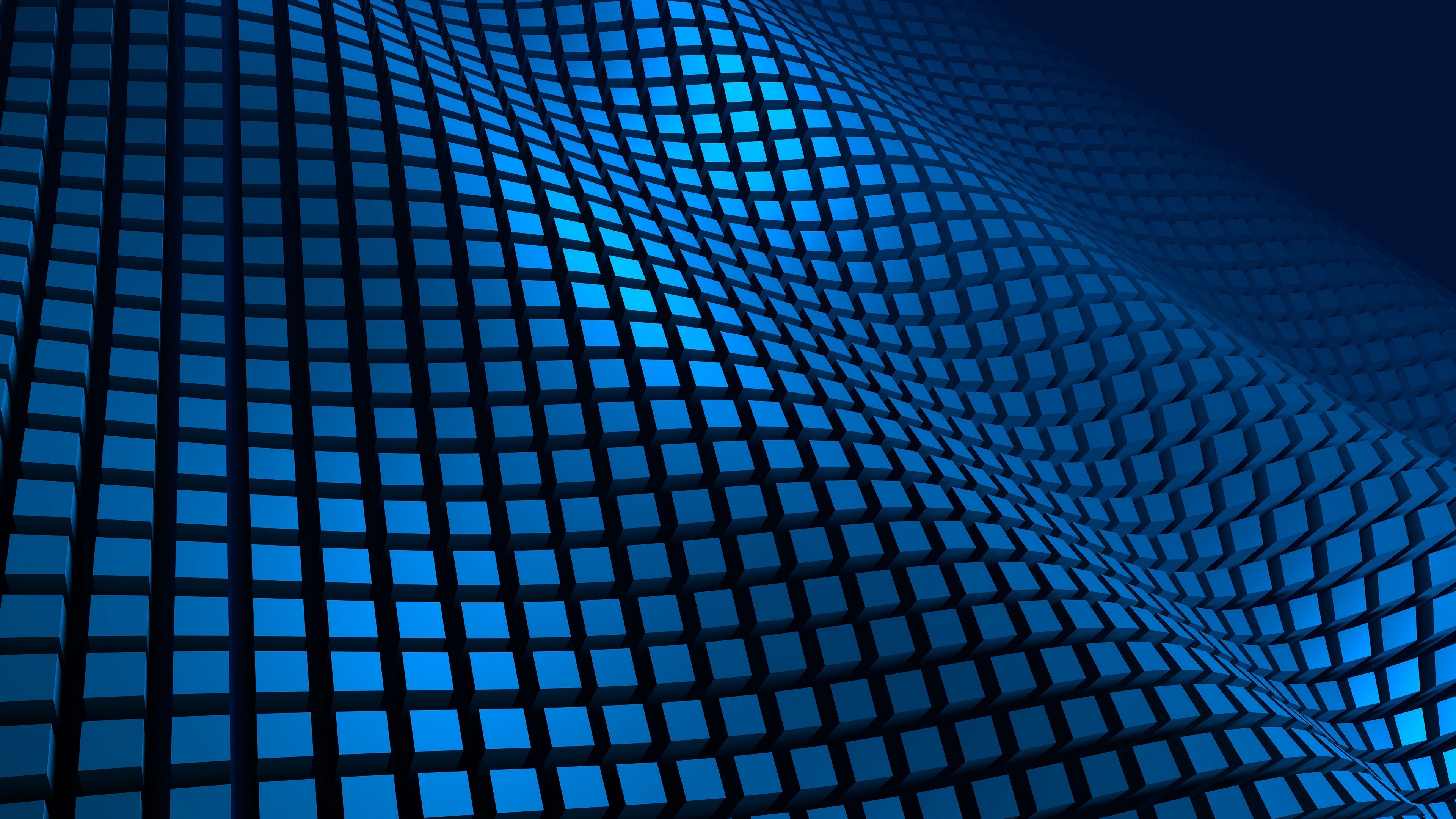 Blue Pattern 3d Wallpaper HD Abstract 4k Image