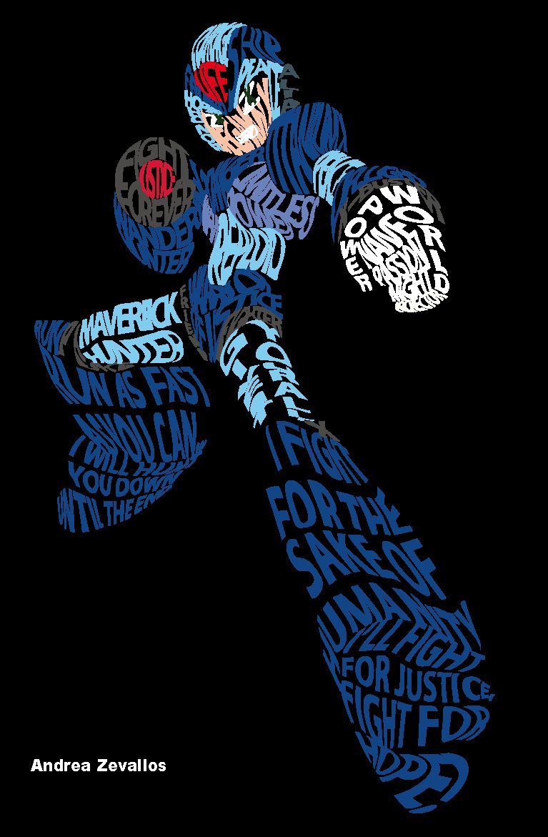 Written Megaman Xd By Cieltr iPhone Wallpaper