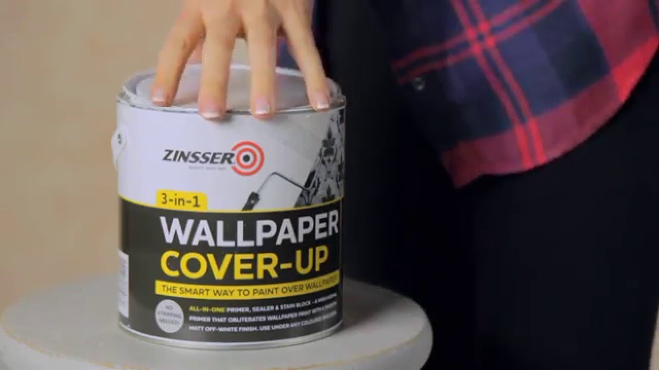 Paint Over Wallpaper With Zinsser Cover Up