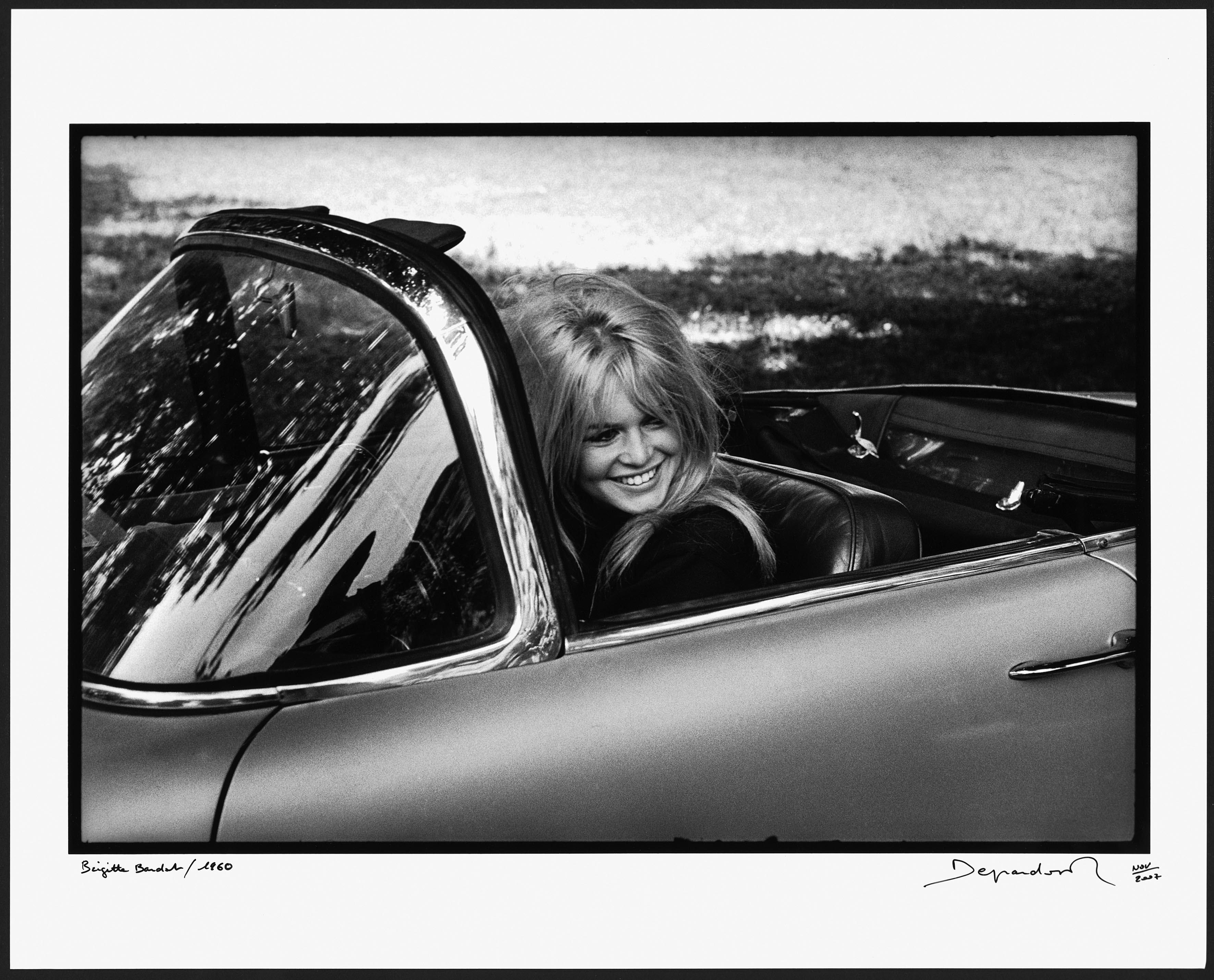 Brigitte Bardot In The Car Celebrities