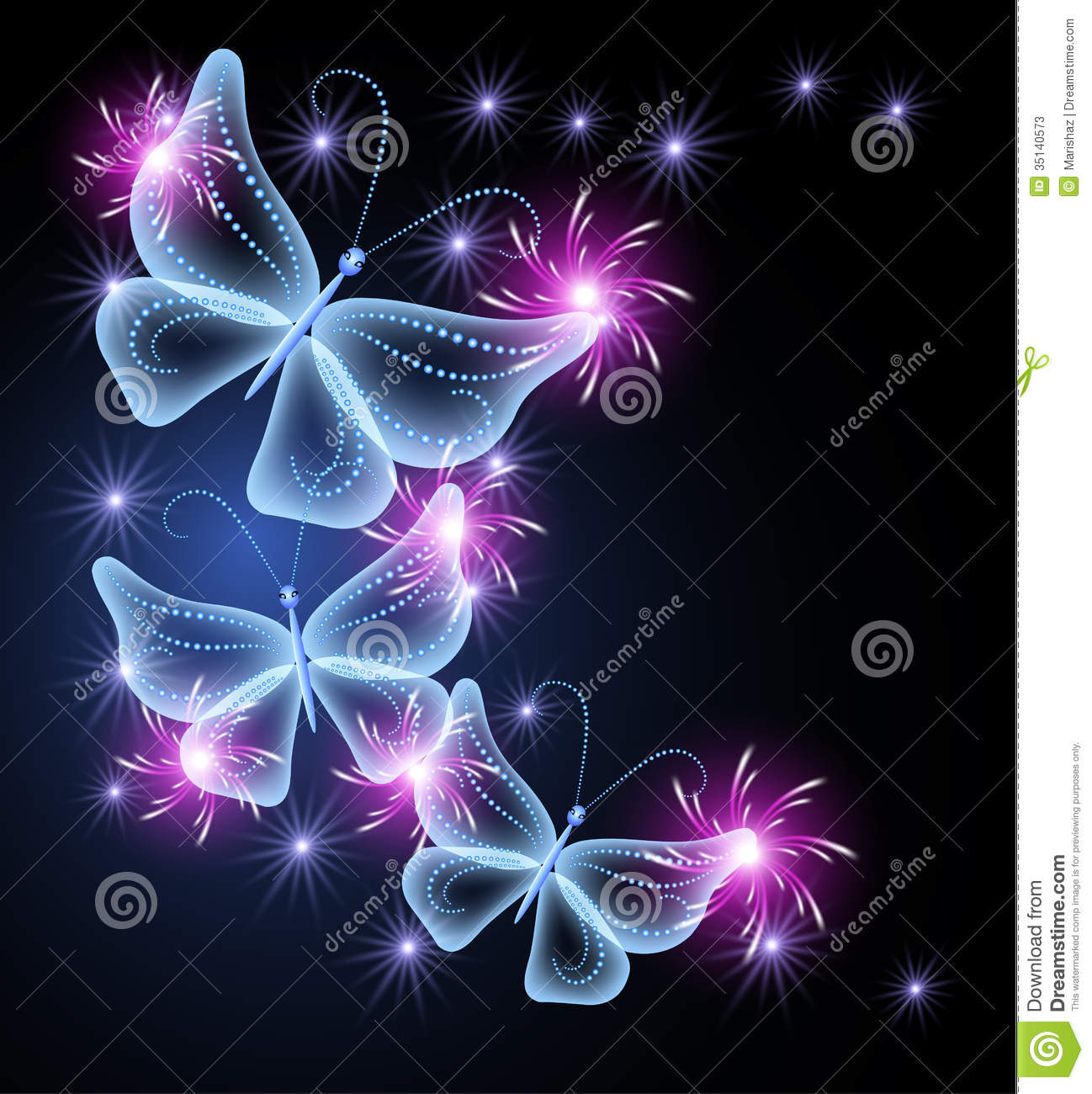 Displaying Image For Neon Butterfly Wallpaper
