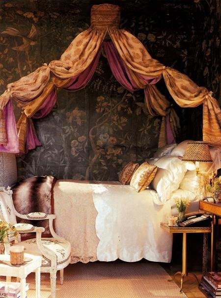 French Style Bedroom Gorgeous Wallpaper Vintage