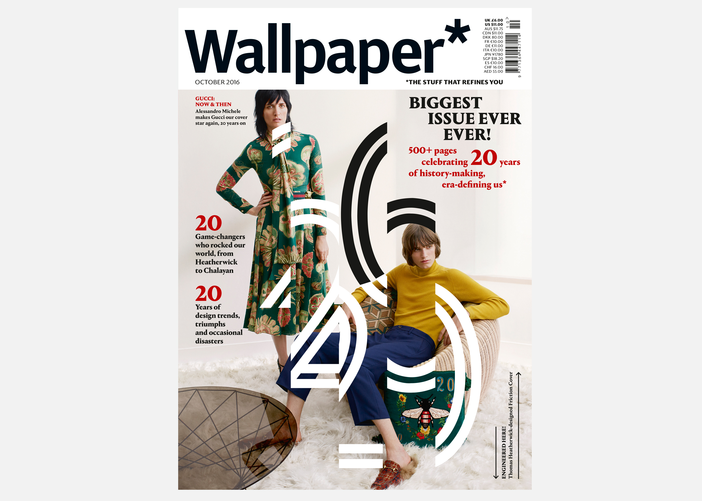 Heatherwick Designs Magazine Cover For Wallpaper S 20th Anniversary