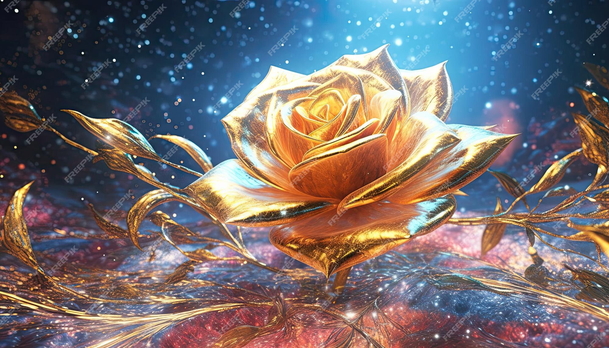 Abstract Rose Wallpaper